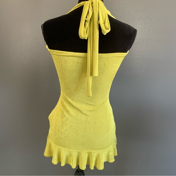 Cache Lemon Ruffle Wrap Top - Picture 5 of 5